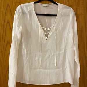LONG SLEEVE WHITE BLOUSE
